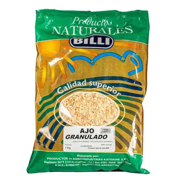 Ajo granulado Blanco