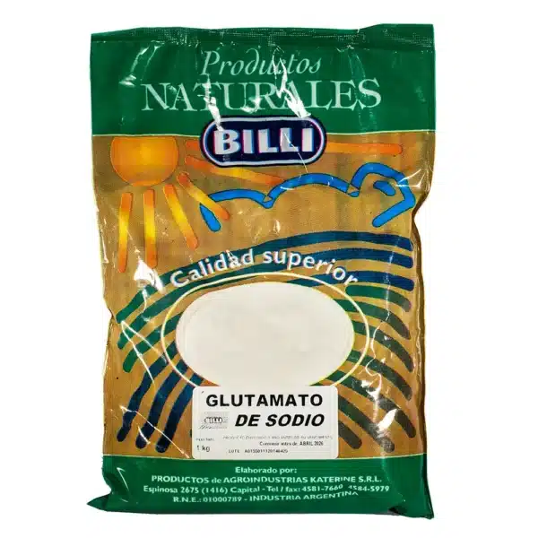 Glutamato de Sodio.(Ajinomoto)