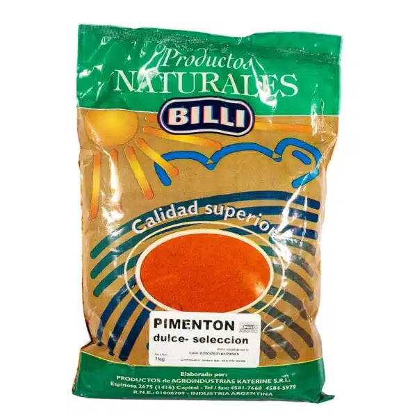 Pimentón dulce selección