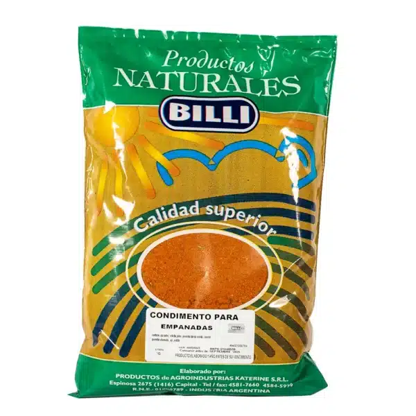 Condimentos para empanadas